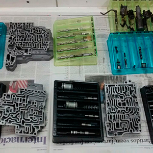 Polimento do Corpo de Válvulas Câmbio Automático