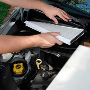 Troca de Filtro de Cabine do Ar Condicionado